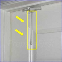 Door Lock - Overhead - 1 3/8 Inch Door Capacity - Extension Rod Accessory