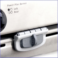 Oven Door Lock - Flip - SILVER/STAINLESS