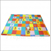 Cushioned Floor Mat - 123-ABC Pattern - 8.5 x 9.5 Foot (80.75 SQ FT)