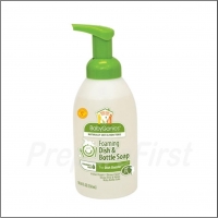 BabyGanics - Foaming Dish & Bottle Soap - Fragrance Free - 16 OZ