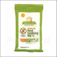 BabyGanics - Hand Sanitizing Wipes - Alcohol Free - 20 COUNT