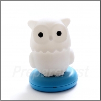 Child-Safe Night Light - Rechargeable - Multi-Color LED - OWL