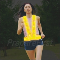 Reflective Safety Vest with LED Illumination