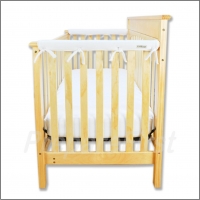 Crib Rail Teething Barrier - WHITE - Small Height - Side Rail