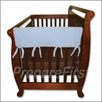 Crib Rail Teething Barrier - BLUE - Tall Height - Side Rail