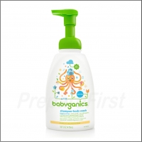 BabyGanics - Foaming Shampoo & Body Wash - Fragrance Free - 16 OZ