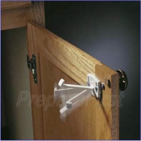 Cabinet & Drawer Lock - ON/OFF Swivel #1 - 4 Pack