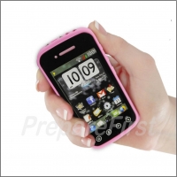 Self-Defense Stun Device - CELL PHONE EXTERIOR - PINK