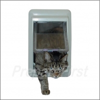 Cat Door - Electronic Access - Lockable - Weight Up to 25 Lbs