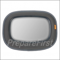 Mirror - Rear Facing Child - Rear Seat Mount - Rectangular