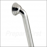Safety Grip Bar - Permanent Mount - 36 INCH - Polished Stainless Steel