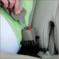 Seat Belt Buckle Holder - GRAY - 2 PACK