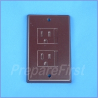 Outlet Cover - DECORA - BROWN