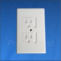 Outlet Cover - 3 Prong - WHITE