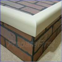 Hearth Protection - IVORY - Pad & Frame - Extension - 24 Inch