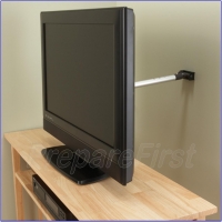 Safety Strap - Flat Screen TV Anti-Toppling Device #3 - Deluxe Pivoting Anchor