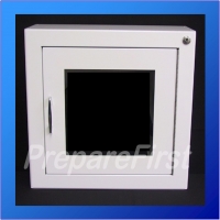 AED Cabinet - WHITE - Alarm - Surface Mount