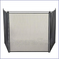 Fire Screen - #2 - Tri-Panel - XTRA LARGE - 29.5 INCH TALL x 48 TO 72 INCH WIDE