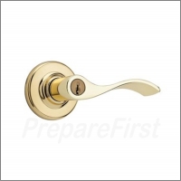 Door Lock - BRASS - Keyed Lever