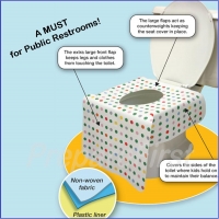 Toilet Seat Covers - Child - Disposable - 6 COUNT