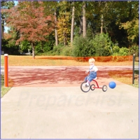 Driveway Safety Barrier - RETRACTABLE - 25 FT