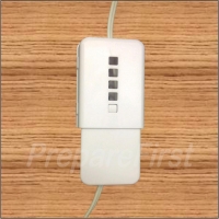 Power Safety Cover - EXTENSION CORD or IN-LINE ADAPTER - WHITE