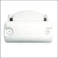 Gate - WHITE -  Retractable - Auto/Manual Time-Delay - Banister Adapter -  Housing Side