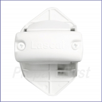 Gate - WHITE -  Retractable - Auto/Manual Time-Delay - Banister Adapter -  Latch Side