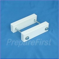 Gate Mount - WHITE - Post Clamp - 2 to 3.5 INCH POST