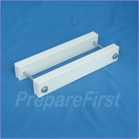 Gate Mount - WHITE - Post Clamp - 3.5 TO 5.5 INCH POST