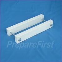 Gate Mount - WHITE - Post Clamp - 5.5 TO 7.5 INCH POST