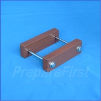 Gate Mount - BROWN - Post Clamp - 2 to 3.5 INCH POST