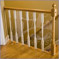 Railing/Banister Barrier - CLEAR - Plastic Sheet #2 - 15 FT