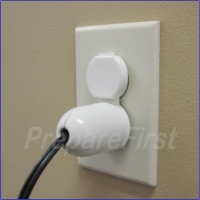 Outlet Cover - SINGLE PLUG PROTECTION - WHITE