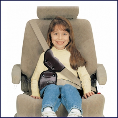 DUBSTAR Seat Belt Adjuster for Kids,2 Packs Car Seatbelt Safety Cover Triangle Positioner for Short People,Universal Seatbelt Locking Covers for Children Gray 