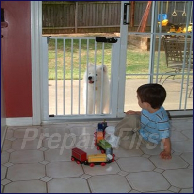 Patio door discount child gate