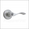 Door Lock - CHROME (SATIN) - Keyed Lever