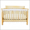 Crib Rail Teething Barrier - WHITE - Small Height - Front Rail