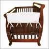 Crib Rail Teething Barrier - WHITE - Tall Height - Side Rail