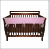 Crib Rail Teething Barrier - PINK - Tall Height - Front Rail