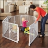 Gate - LIGHT GRAY - CONFIGURABLE PLAY ENCLOSURE - 6 PANEL