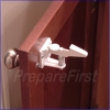 Cabinet & Drawer Lock - Spring Loaded - WHITE - 4 PACK