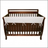 Crib Rail Teething Barrier - NATURAL - Tall Height - Front Rail