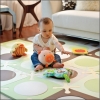 Cushioned Floor Pad - Green & Brown Pattern - 5.3 x 4.6 Foot (27 SQ FT)