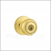 Door Lock - BRASS - Keyed Knob