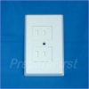 Outlet Cover - 2 prong - WHITE