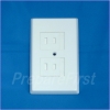 Outlet Cover - 2 prong - WHITE