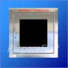 AED Cabinet - STAINLESS STEEL - Alarm - Semi-Recessed