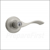 Door Lock - SATIN NICKEL - Keyed Lever