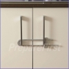 Cabinet Lock - Double Door - SINGLE LOOP #3 - SILVER/STAINLESS